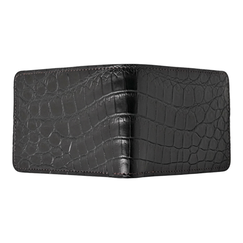 二つ折り純札入れ《ウィングス》クロコダイル｜WILDSWANS(ワイルド