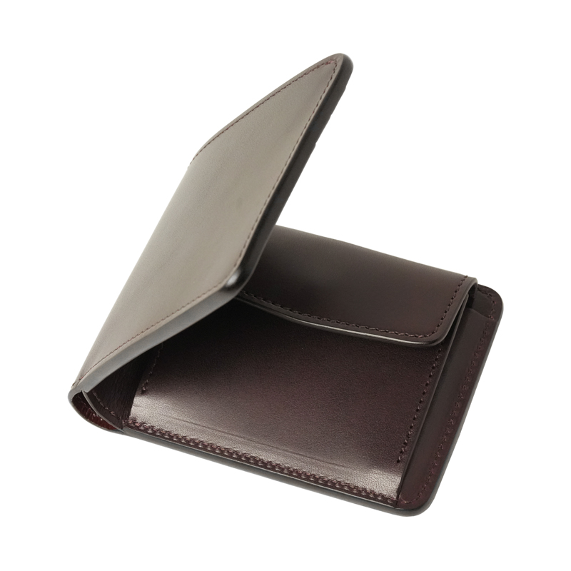 最も優遇 ワイルドスワンズ イングリッシュブライドル グラウンダー ダークブラウン 折り財布 Www Accellclinical Com