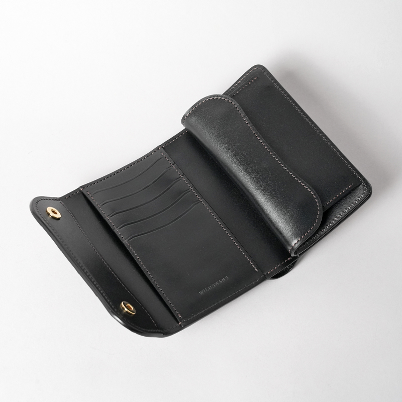 中型三つ折り財布《バーン》クロコダイル｜WILDSWANS(ワイルドスワンズ