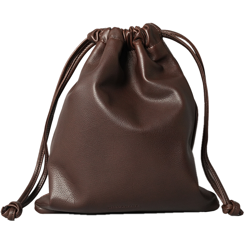 ドローストリングバッグ《ブレスL》ラスティカーフ｜WILDSWANS