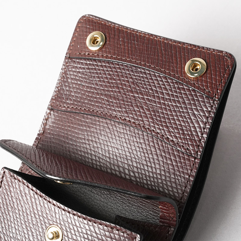WILDSWANS ワイルドスワンズ KF-003 ベイカーロシアンカーフ ミニ財布《kf-003》ベイカーロシアンカーフ｜WILDSWANS(ワイルド