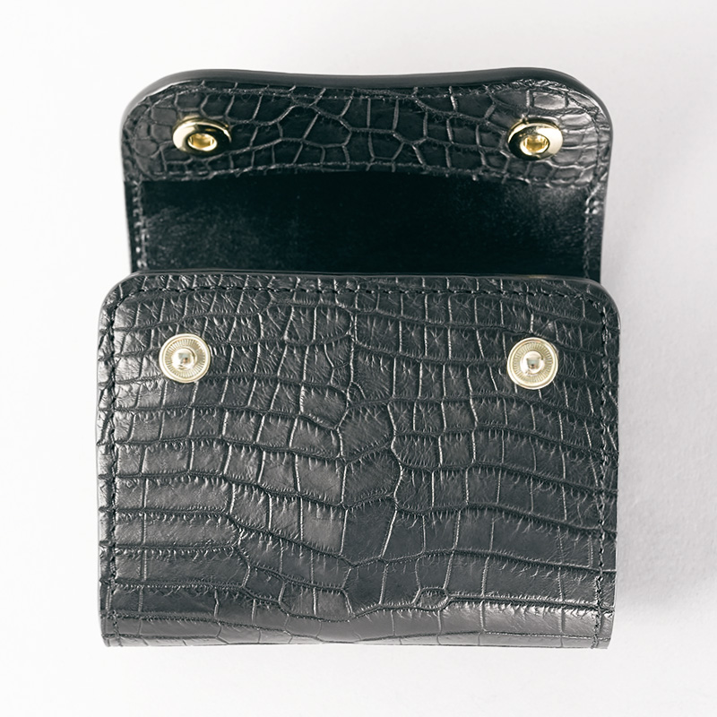 三つ折り財布《イーノ》受注生産センター取りポロサス｜WILDSWANS