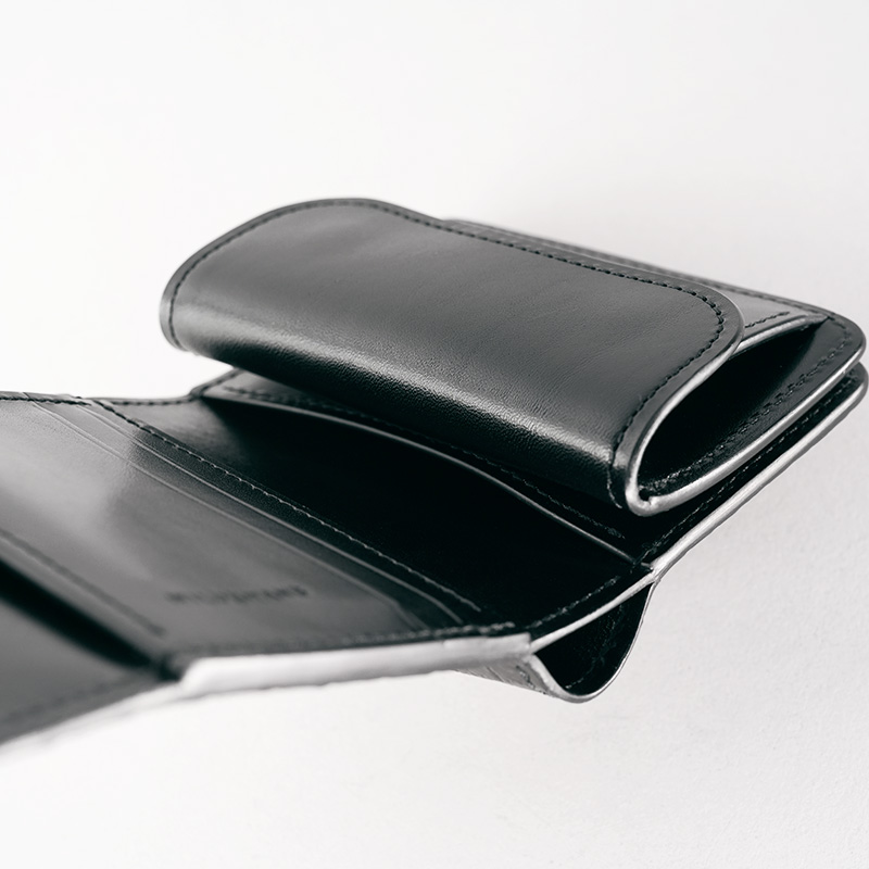 三つ折り財布《イーノ》受注生産センター取りポロサス｜WILDSWANS