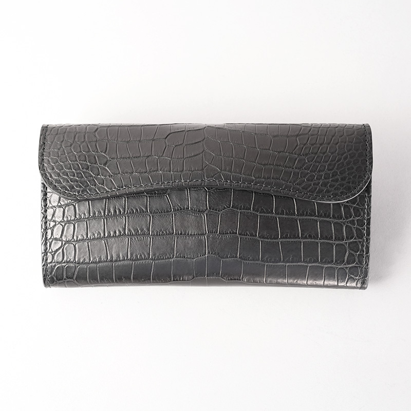 大型長財布《ウェーブ》受注生産センター取りポロサス｜WILDSWANS