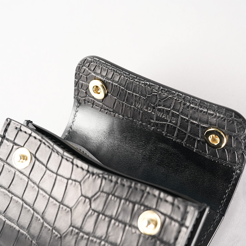 コンパクト財布《ポント》受注生産センター取りポロサス｜WILDSWANS