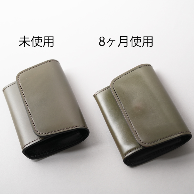 日本未発売】 ワイルドスワンズ シェルコードバン タング 折り財布 
