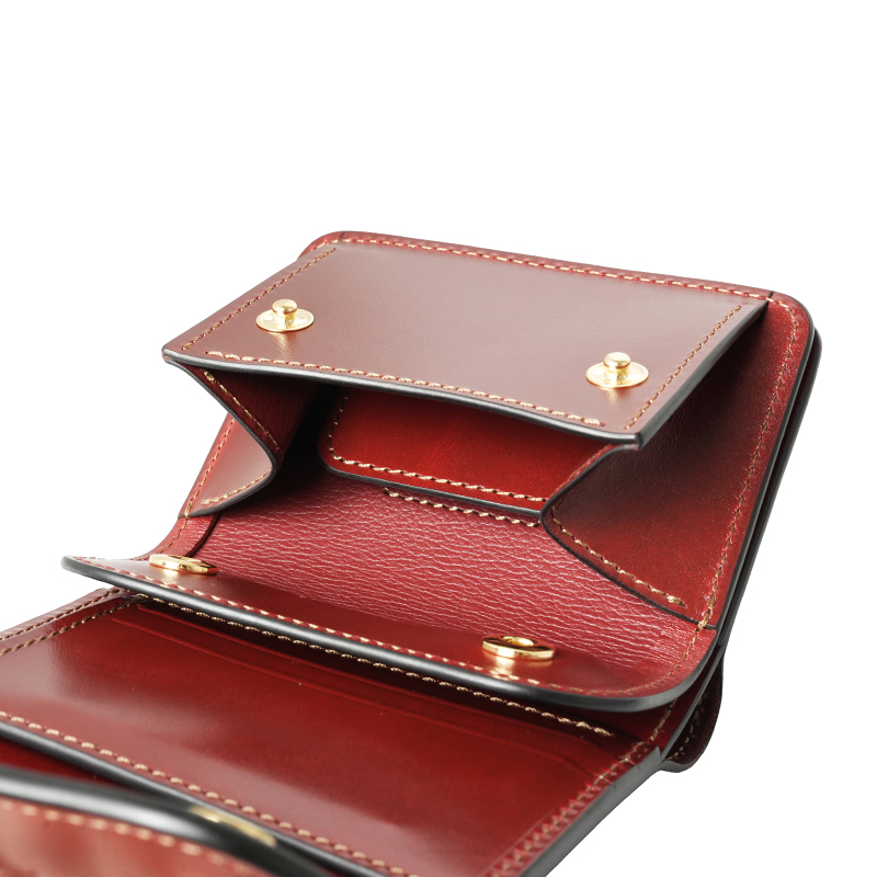 3つ折り財布《イーノ》サドルプルアップ限定色｜WILDSWANS