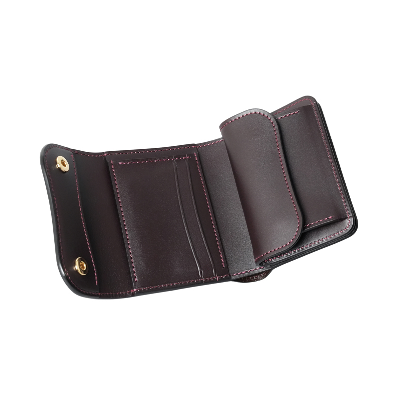 小型三つ折り財布《イーノ》シェルコードバン｜WILDSWANS