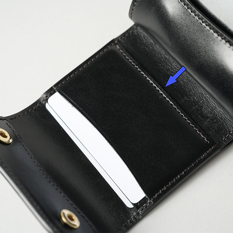 小物 WILDSWANS 2025 SADDLE PULL UP / ENO 小型3つ折り財布《イーノ ミニ》サドルプルアップ グリーン