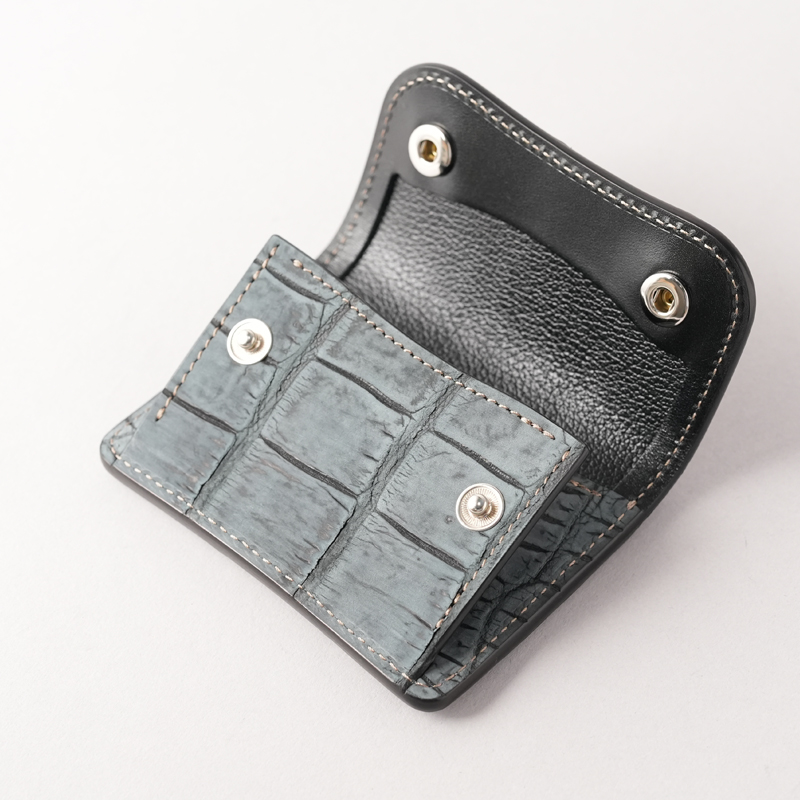 小物 WILDSWANS CROCODILE TONGUE 多機能コインケース《タング》クロコダイル｜WILDSWANS(ワイルド