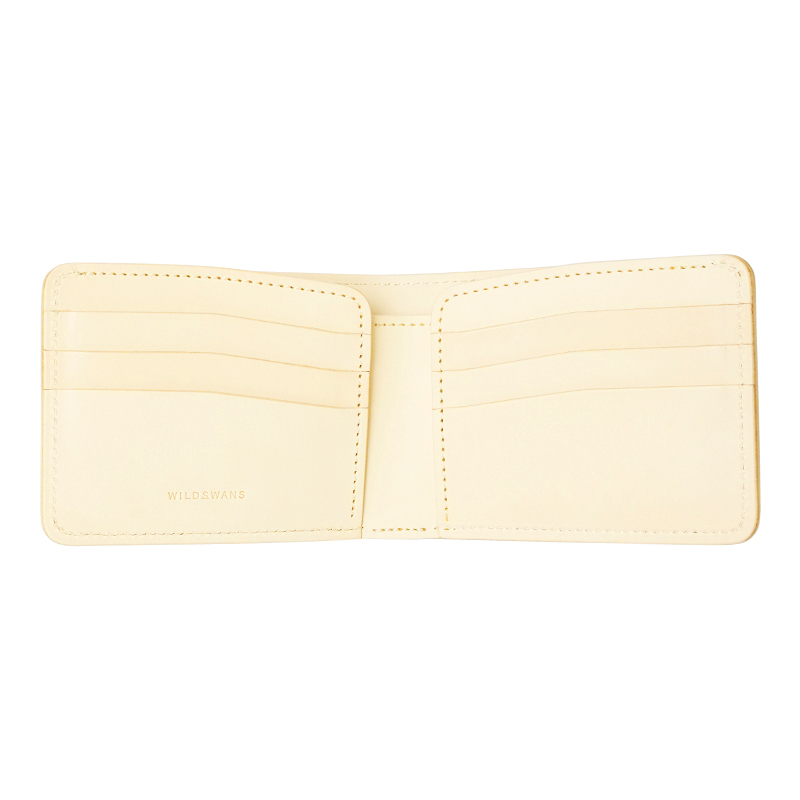 二つ折り純札入れ《ウィングス》ヌメポロサス受注｜WILDSWANS(ワイルド