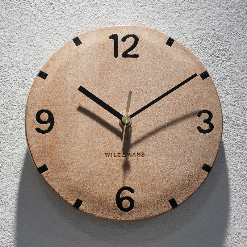 壁掛け時計《WALL CLOCK》フルグレインブライドル｜WILDSWANS(ワイルド