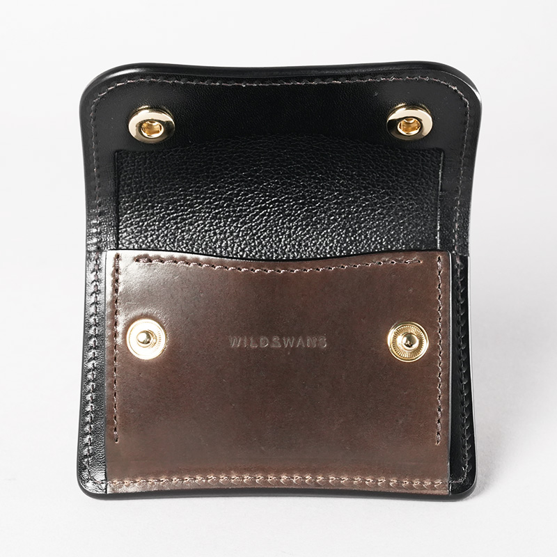 WILD SWANS ワイルドスワンズタング コニャックコードバン コインケース《タング》シェルコードバン限定色｜WILDSWANS(ワイルド
