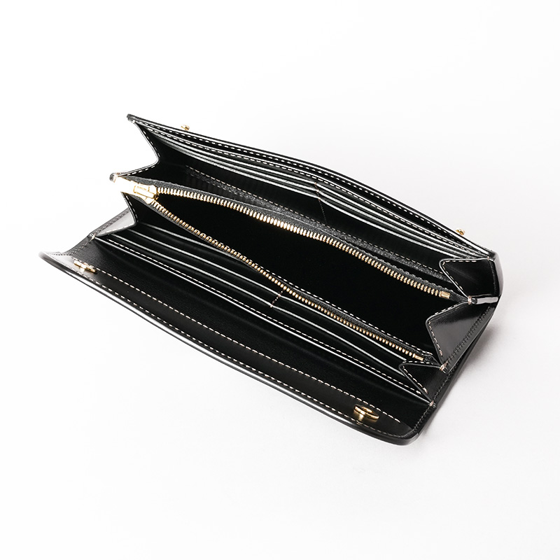 大型長財布《ウェイブ》シェルコードバン限定色｜WILDSWANS(ワイルド