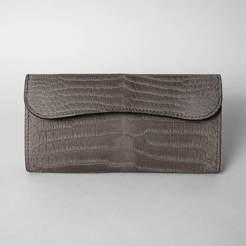 長財布《ウェイブ》受注生産オイルポロサス｜WILDSWANS(ワイルド