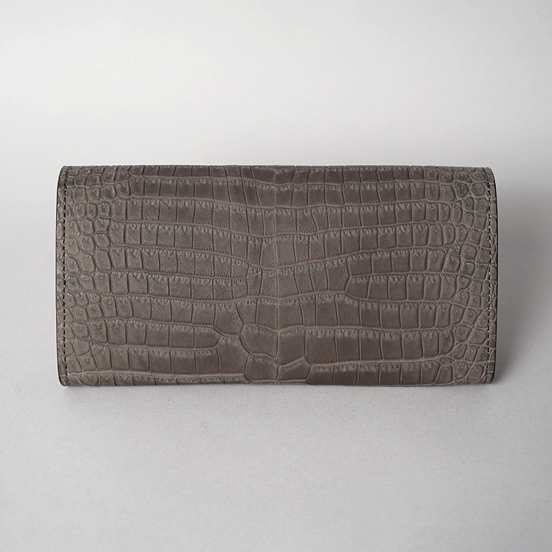 ワイルドスワンズ ミナス オイルポロサス クロコダイル WILDSWANS 長財布《ウェイブ》受注生産オイルポロサス｜WILDSWANS(ワイルド