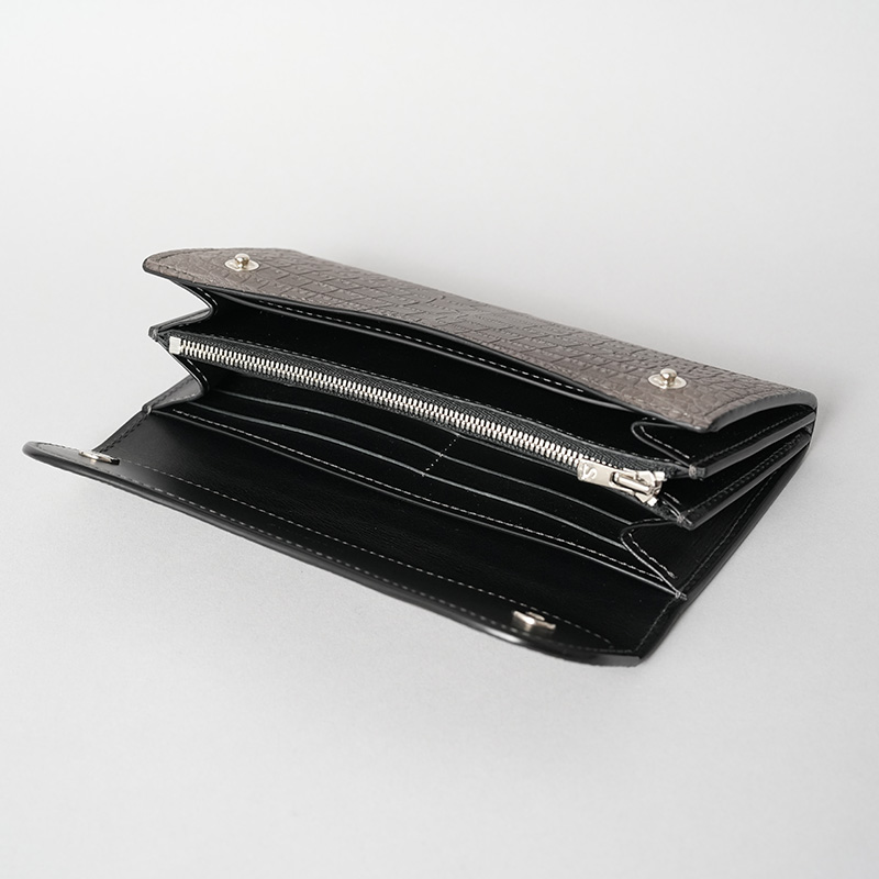 長財布《ウェイブ》受注生産オイルポロサス｜WILDSWANS(ワイルド