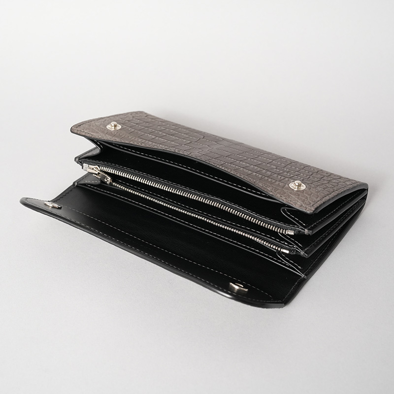 長財布《ウェイブ》受注生産オイルポロサス｜WILDSWANS(ワイルド