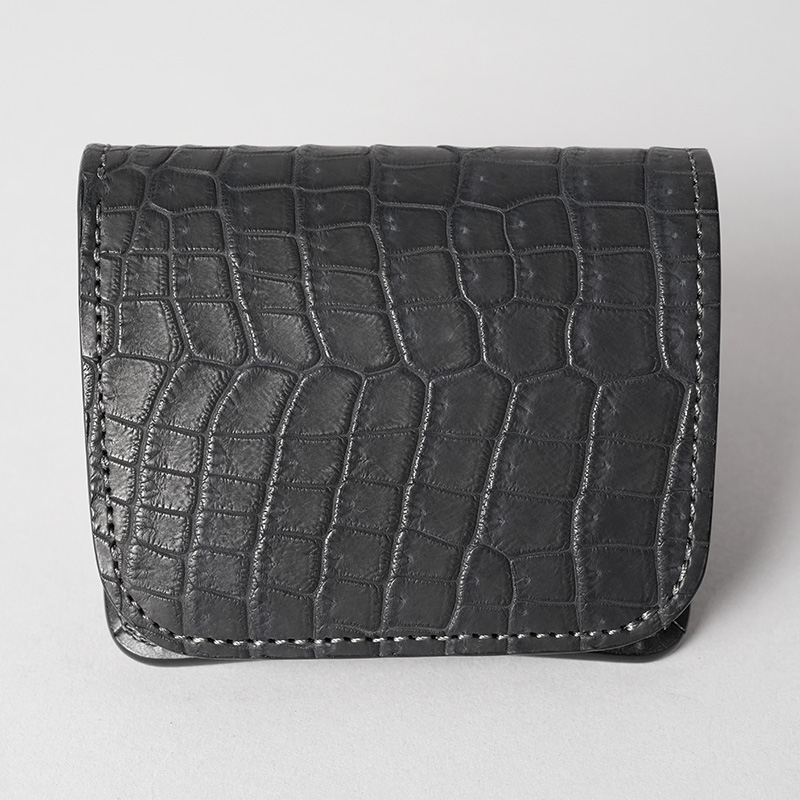 CASA クロコ　オイルポロサス　限定品 ミニ財布《カーサ》受注生産オイルポロサス｜WILDSWANS(ワイルド