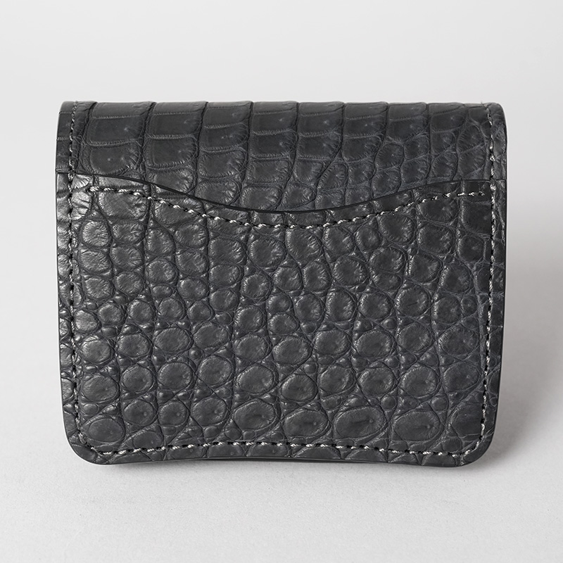 CASA クロコ　オイルポロサス　限定品 ミニ財布《カーサ》受注生産オイルポロサス｜WILDSWANS(ワイルド