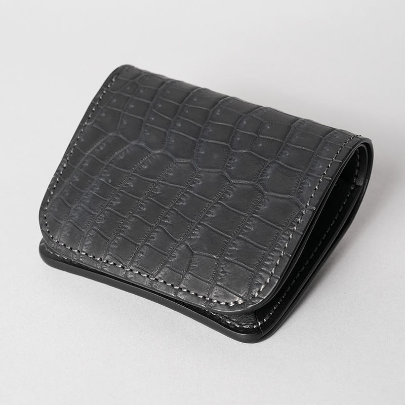 ワイルドスワンズ ミナス ポロサス ブラック 新品未使用品‼️ ミニ財布《カーサ》受注生産オイルポロサス｜WILDSWANS(ワイルド