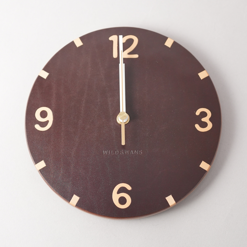 壁掛け時計《WALL CLOCK》サドルプルアップ｜WILDSWANS(ワイルド