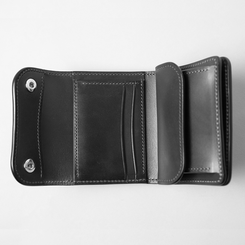 二つ折り財布《グラウンダー》｜ホーウィンホースバットストリップ