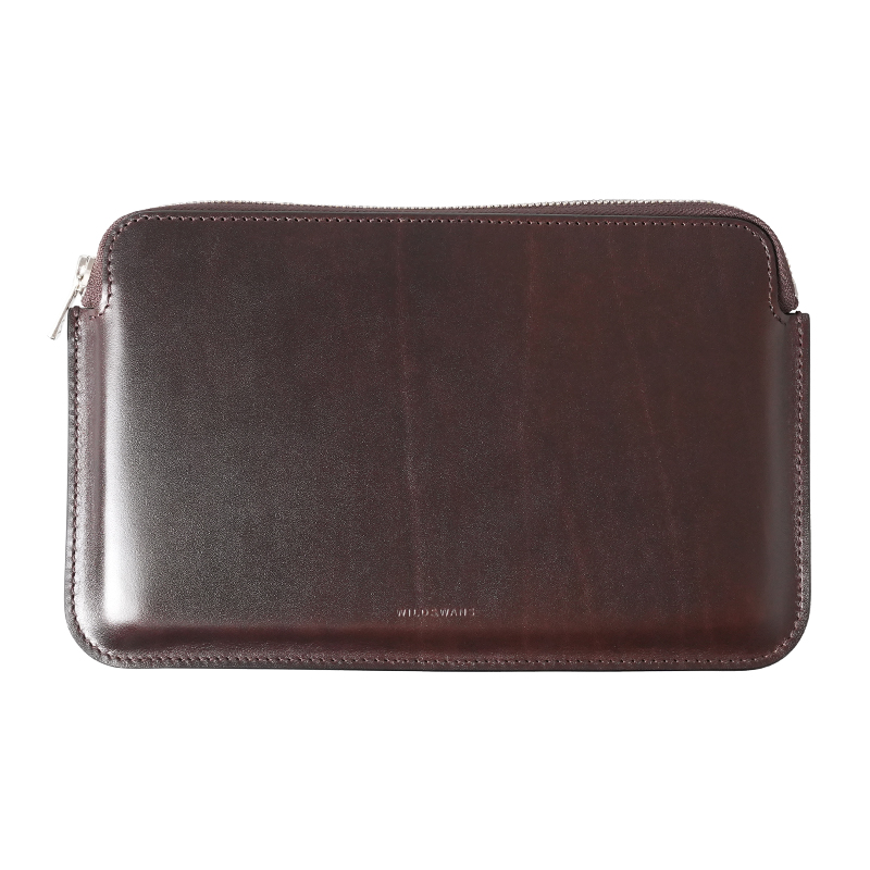 WILDSWANS ブラウン ケース　minas マルチケース《ミナスLL》サドルプルアップ｜WILDSWANS(ワイルド